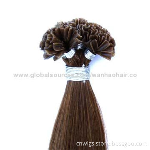 Italian Keratin Prebonded Remy/U-tip Human Hair Extension, 12-32 Inches